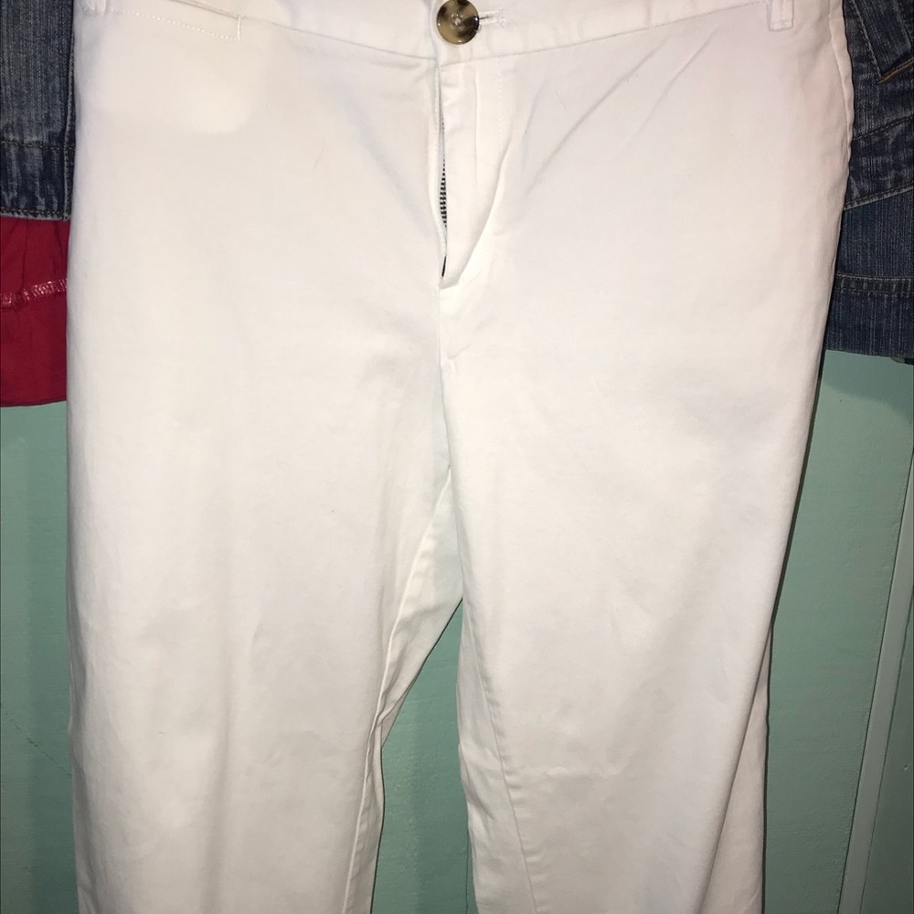 Banana Republic city chino size 10 white